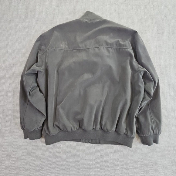 Roundtree & Yorke Jacket Coat Men's Size XL Gray Full Zip Quiet Luxury 5 Pockets - Picture 2 of 16